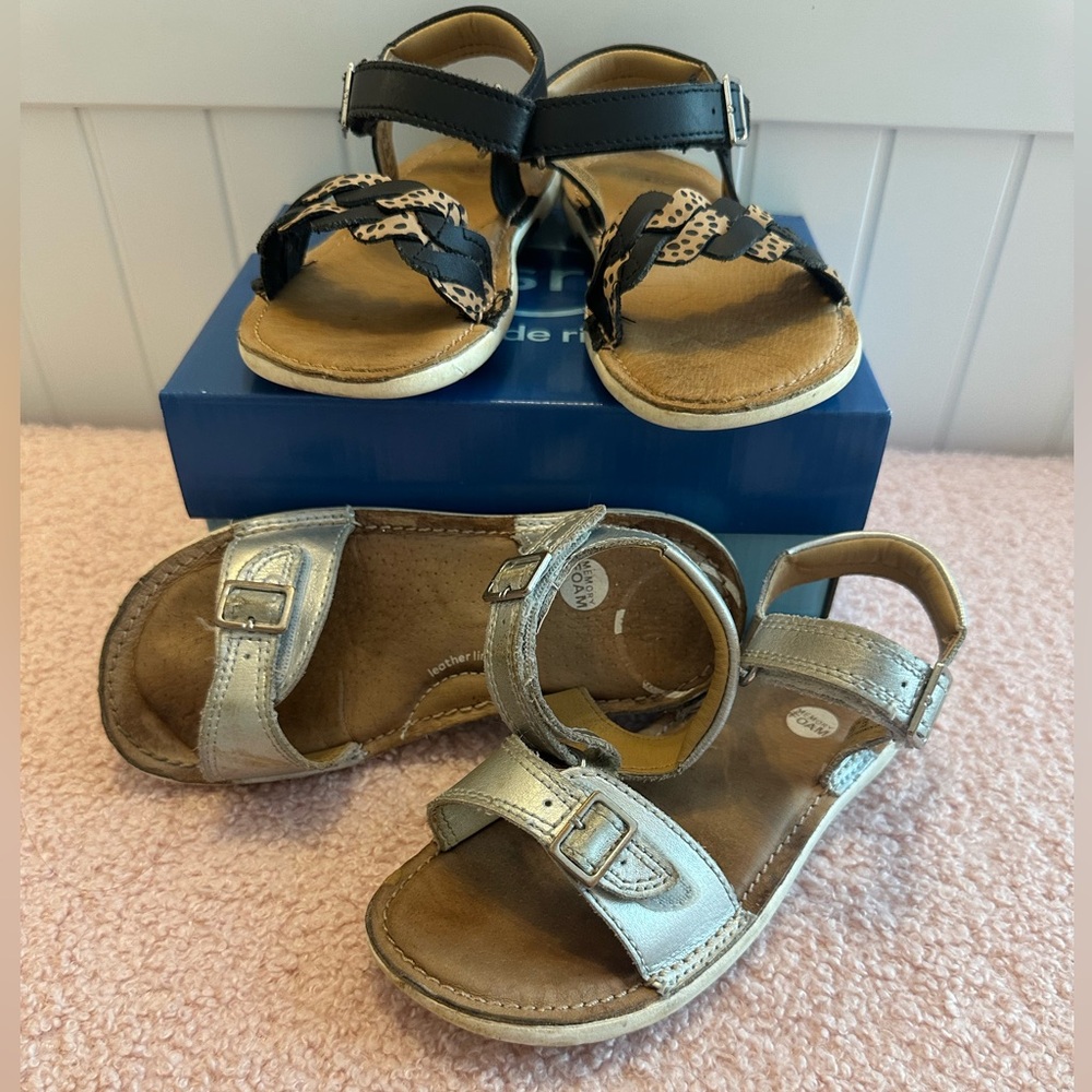 Stride Rite sandals (TWO pairs) 10c